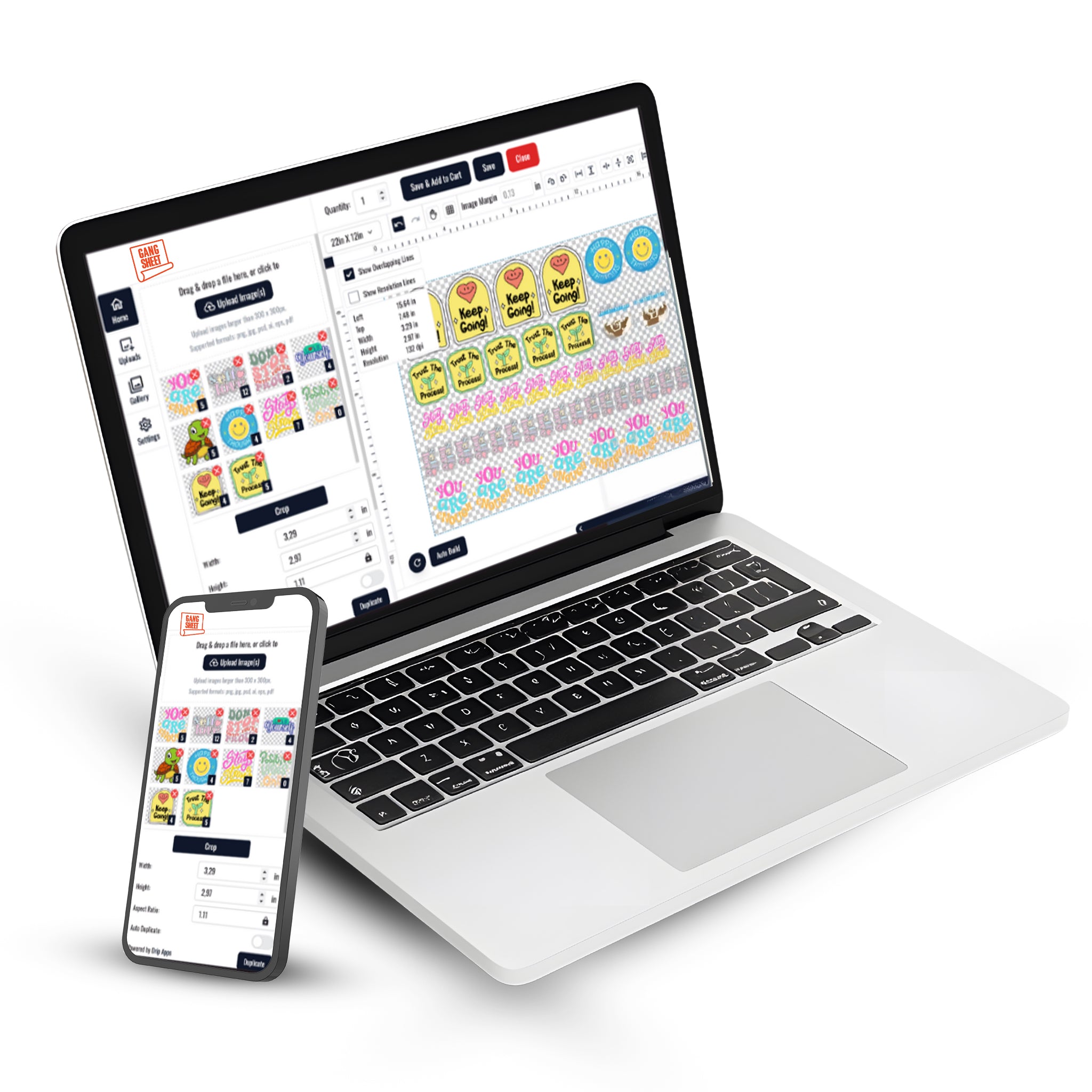 Free DTF Gang Sheet Builder