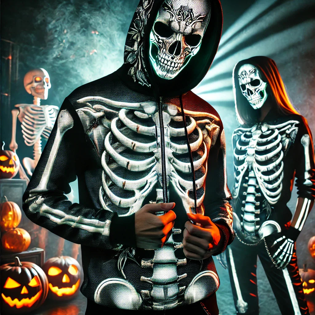 Skeleton Halloween DTF transfer Costumes: Slay this Spooky Season