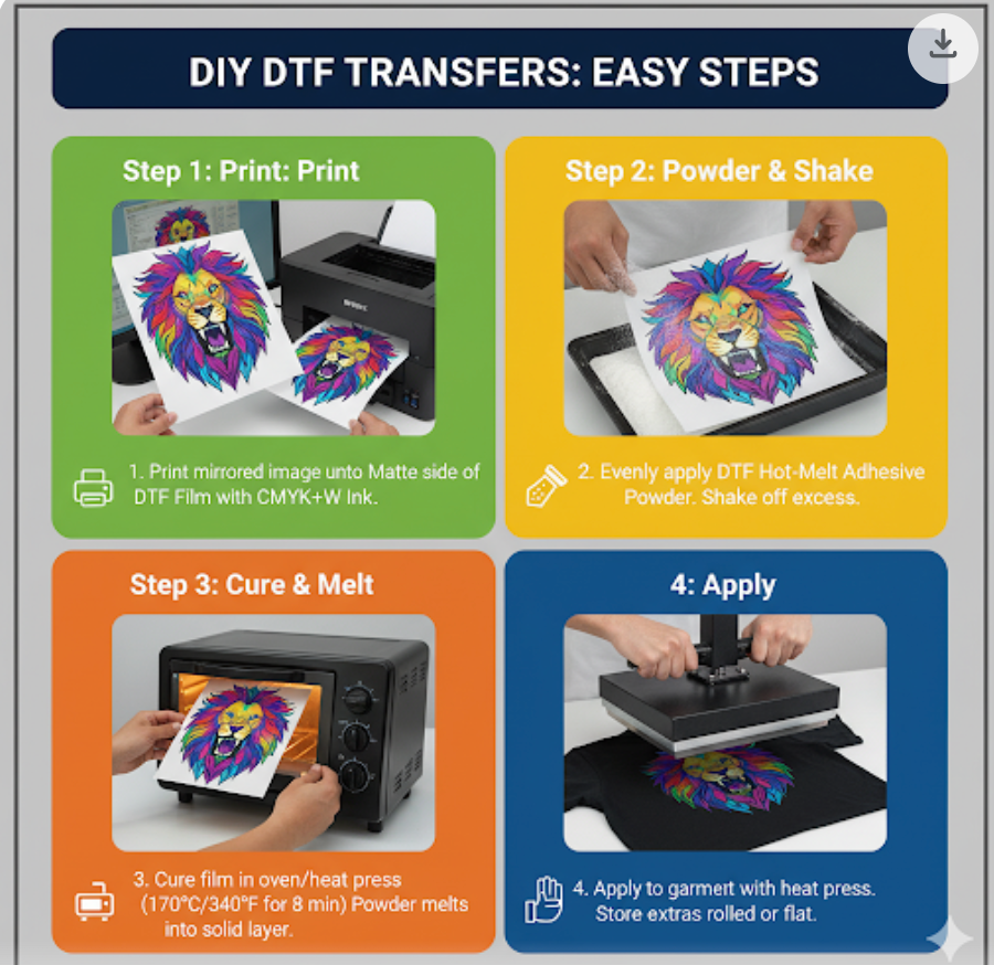 How to Make Your Own DTF Transfers