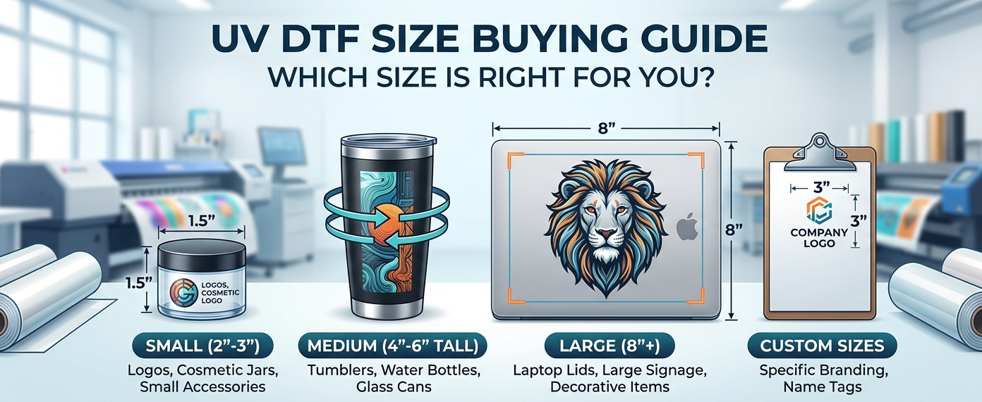 UV DTF Transfer Buying Guide: Which Size Is Right for You?