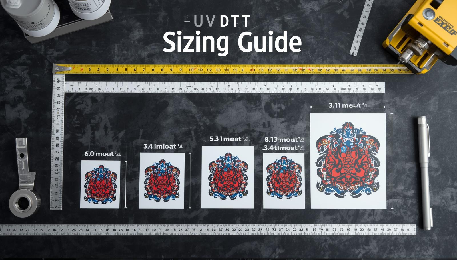A Sizing Guide for Flawless UV DTF Application